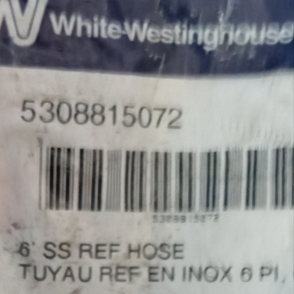 Ice maker 6ft. Stainless Steel Braided Line NOS in original packaging - Picture 3 of 6